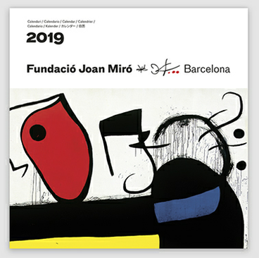 Calendario Miró portada blanca p
